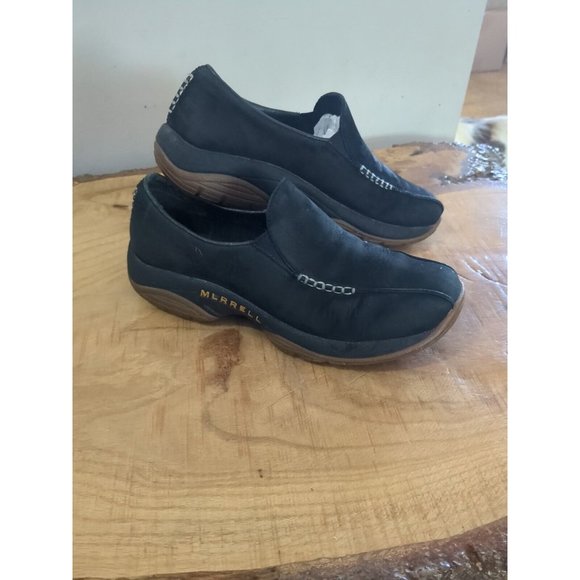 Merrell Primo Seam Black Oyster Women’s Size 7.5 Mocs Slides Comfort Shoes - Picture 1 of 8
